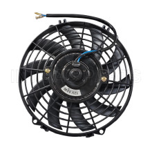 9 inch 12V 80W round frame with 10 crooked blade