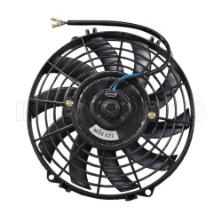 9 inch 12V 80W round frame with 10 crooked blade