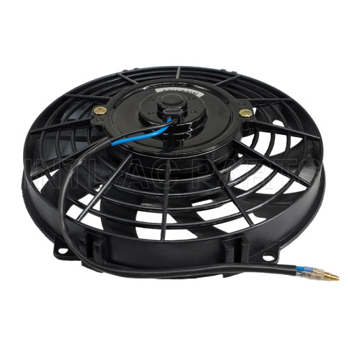 9 inch 12V 80W round frame with 10 crooked blade