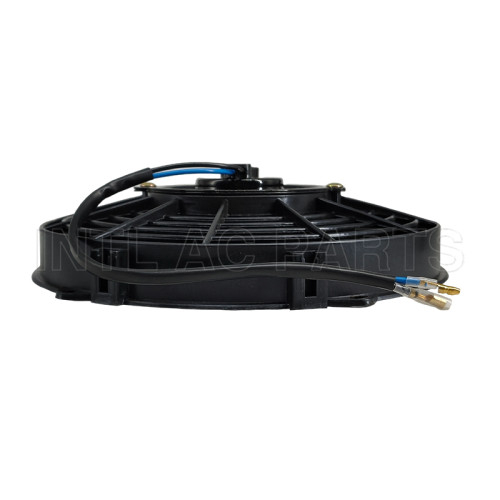 9 inch 12V 80W round frame with 10 crooked blade