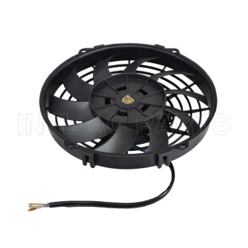 9 inch 12V 80W round frame with 10 crooked blade