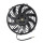9 inch 24V 80W round frame with 10 crooked blade