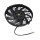 9 inch 24V 80W round frame with 10 crooked blade