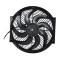 cooling fan / ac fan/ car air conditioner fan 14 inch 12V 80W qure frame with 10 crooked blade