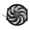 cooling fan / ac fan/ car air conditioner fan 14 inch 24V 80W qure frame with 10 crooked blade