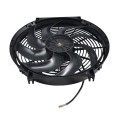cooling fan / ac fan/ car air conditioner fan 14 inch 24V 80W qure frame with 10 crooked blade