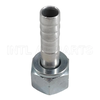 INTL-HF5010 #12 R134a Straight Aluminum barb female O-ring R134A Fitting