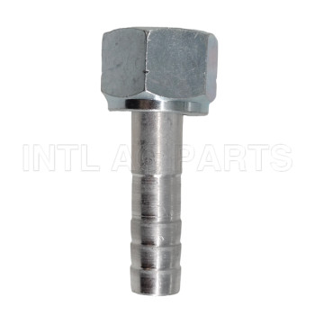 INTL-HF5010 #12 R134a Straight Aluminum barb female O-ring R134A Fitting