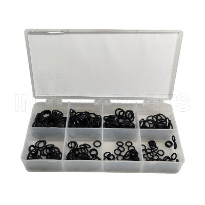BIG 8 SIZE O-RING KIT CASE NBR PACKING WITH BLACK (320PCS)