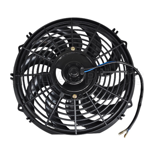 Round Frame Cooling Fan With 8 Curved Blades 12 inch 24V 80W