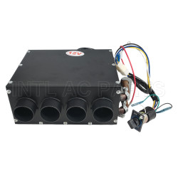 4-hole water heating fan Sixteen copper tubes, three-speed switch, 12V 80W