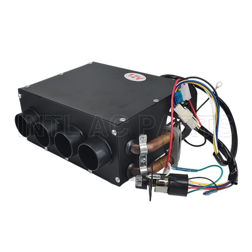 4-hole water heating fan Sixteen copper tubes, three-speed switch, 12V 80W