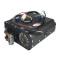 4-hole water heating fan Sixteen copper tubes, three-speed switch, 12V 80W