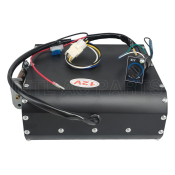 4-hole water heating fan Sixteen copper tubes, three-speed switch, 12V 80W