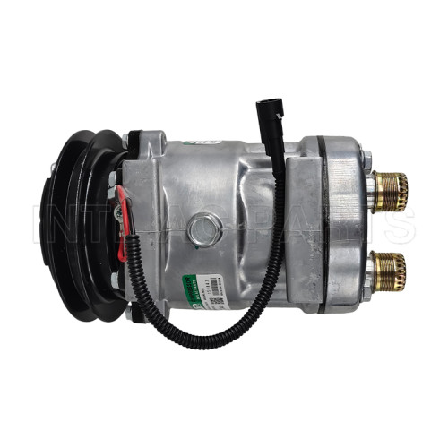 Sanden 7H15 12V 1PK Air Conditioning Compressor Ford-New Holland B95 Backhoe  Compressor