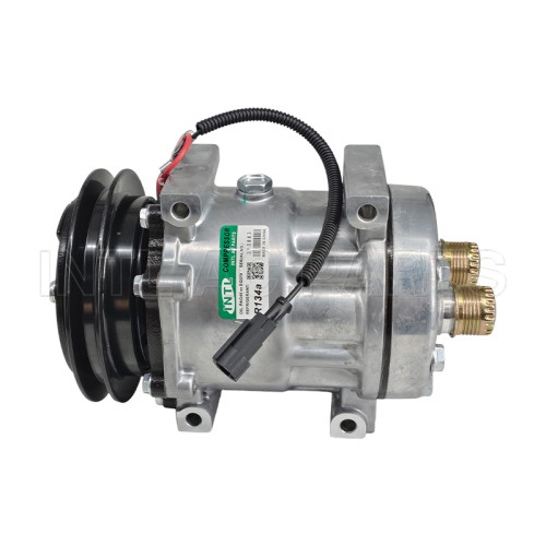 Sanden 7H15 12V 1PK Air Conditioning Compressor Ford-New Holland B95 Backhoe  Compressor