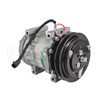 Sanden 7H15 12V 1PK Air Conditioning Compressor Ford-New Holland B95 Backhoe  Compressor