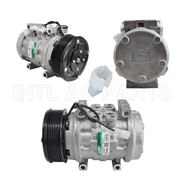 10P15 auto ac compressor John Deere CB2500H Harvester Machine 12 Volts 8PK 125mm 49620 RC.600.038