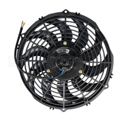 12 inch 12V 120W round frame with 10 crooked blade