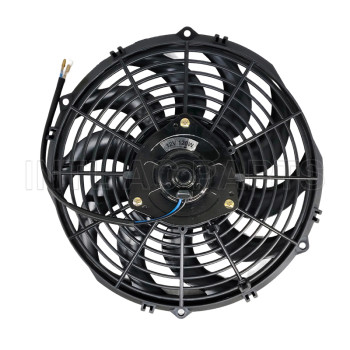 12 inch 12V 120W round frame with 10 crooked blade