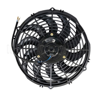 12 inch 12V 120W round frame with 10 crooked blade