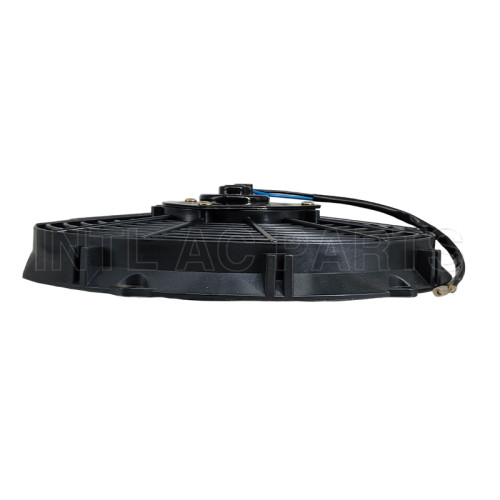 12 inch 12V 120W round frame with 10 crooked blade