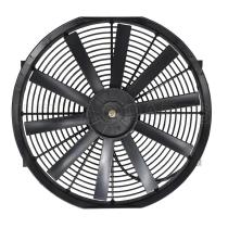 16 inch 12V 80W Round Frame with 10 Straight Blade Electronic Fan