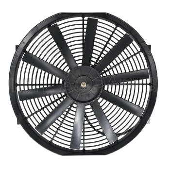 16 inch 12V 80W Round Frame with 10 Straight Blade Electronic Fan