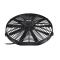 16 inch 12V 80W Round Frame with 10 Straight Blade Electronic Fan