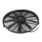 16 inch 12V 80W Round Frame with 10 Straight Blade Electronic Fan