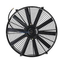 16 inch 12V 80W Round Frame with 10 Straight Blade Electronic Fan