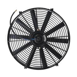16 inch 12V 80W Round Frame with 10 Straight Blade Electronic Fan