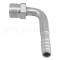 Aluminum #8 R134a  90°  Straight Hose Fitting