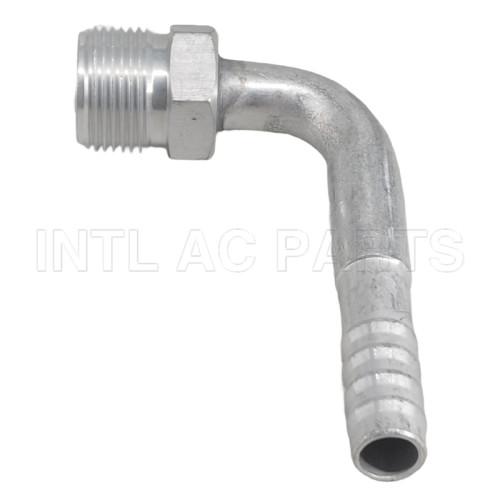 Aluminum #8 R134a  90°  Straight Hose Fitting