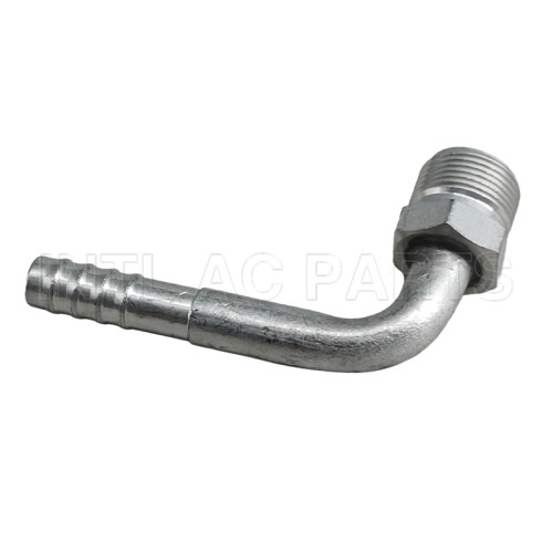 Aluminum #8 R134a  90°  Straight Hose Fitting