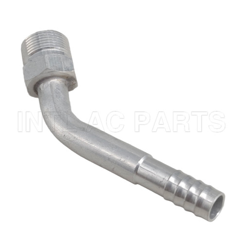 Aluminum #10 R134a  45°  Straight Hose Fitting
