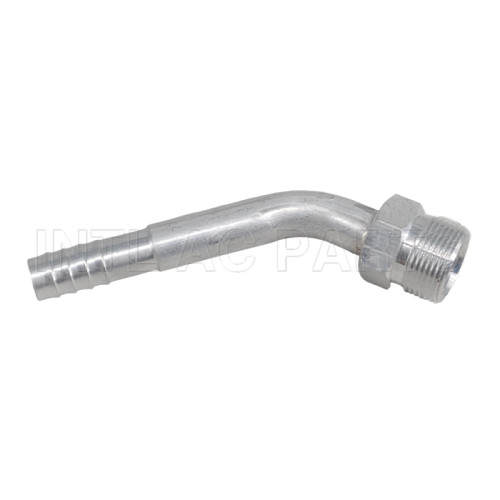 Aluminum #10 R134a  45°  Straight Hose Fitting