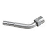 Aluminum #10 R134a  45°  Straight Hose Fitting