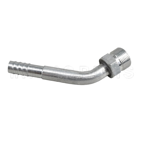 Aluminum #10 R134a  45°  Straight Hose Fitting