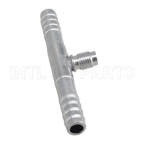 auto air condition fitting ac pipe fitting through pipe through pipe /pipe hose fitting with R12 Valve