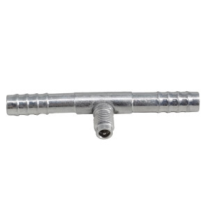 auto air condition fitting ac pipe fitting through pipe through pipe /pipe hose fitting with R12 Valve