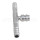 Auto air conditioning hose barb fitting T splice barb fitting tee fitting with R12 service port