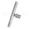 Auto air conditioning hose barb fitting T splice barb fitting tee fitting with R12 service port