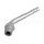 Auto Air Conditioning Hose Barb Fitting Hose Connector Cromp on Fitting #5 45 degree male O-ring