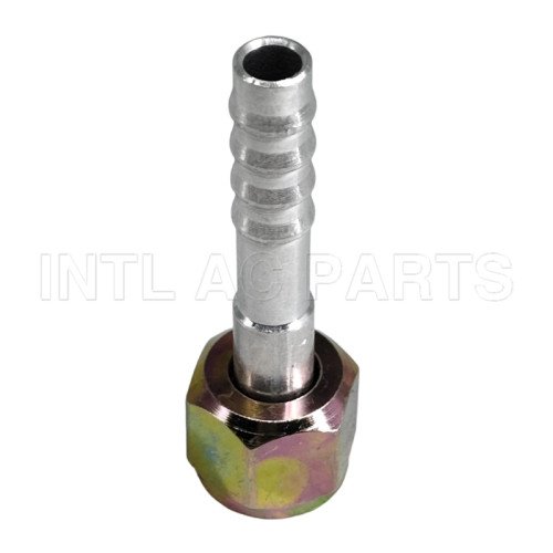#6 straight Female Flare Fitting Barb
