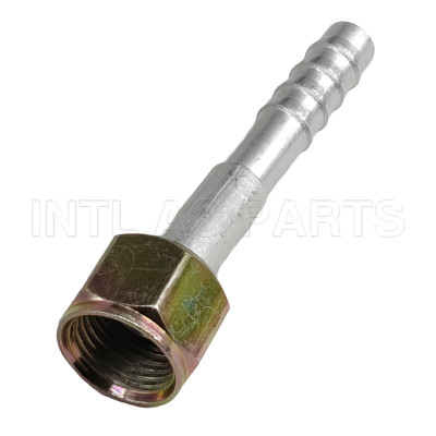 #6 straight Female Flare Fitting Barb