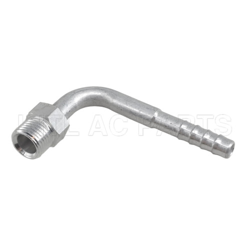 #6 90 Degree Aluminum Barb Female O-ring R134a Fitting