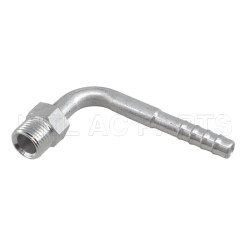 #6 90 Degree Aluminum Barb Female O-ring R134a Fitting