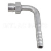 #6 90 Degree Aluminum Barb Female O-ring R134a Fitting