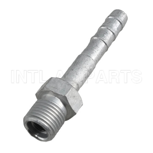 Auto air conditioning hose fitting hose barb fitting hose connecter Aluminum #5 straight male O-Ring